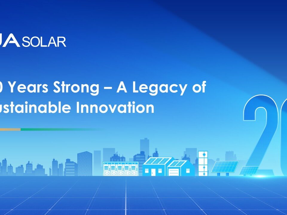 JA solar 20 aniversario ja solar